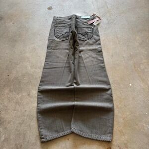 Baggy LR Scoop Gray Southpole Styl Embroidered Y2K Vintage Denim Jeans 38x30